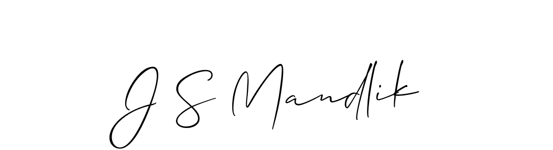 This is the best signature style for the J S Mandlik name. Also you like these signature font (Allison_Script). Mix name signature. J S Mandlik signature style 2 images and pictures png