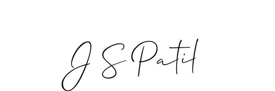 Make a short J S Patil signature style. Manage your documents anywhere anytime using Allison_Script. Create and add eSignatures, submit forms, share and send files easily. J S Patil signature style 2 images and pictures png