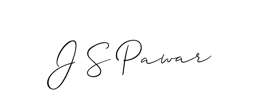 You should practise on your own different ways (Allison_Script) to write your name (J S Pawar) in signature. don't let someone else do it for you. J S Pawar signature style 2 images and pictures png