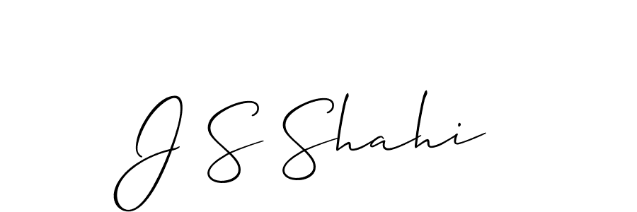 Also we have J S Shahi name is the best signature style. Create professional handwritten signature collection using Allison_Script autograph style. J S Shahi signature style 2 images and pictures png