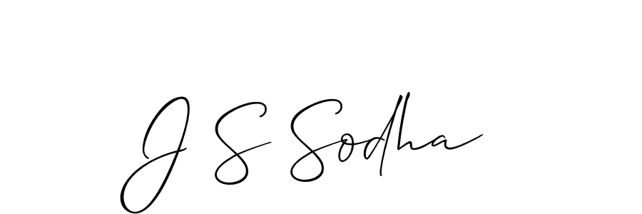Once you've used our free online signature maker to create your best signature Allison_Script style, it's time to enjoy all of the benefits that J S Sodha name signing documents. J S Sodha signature style 2 images and pictures png