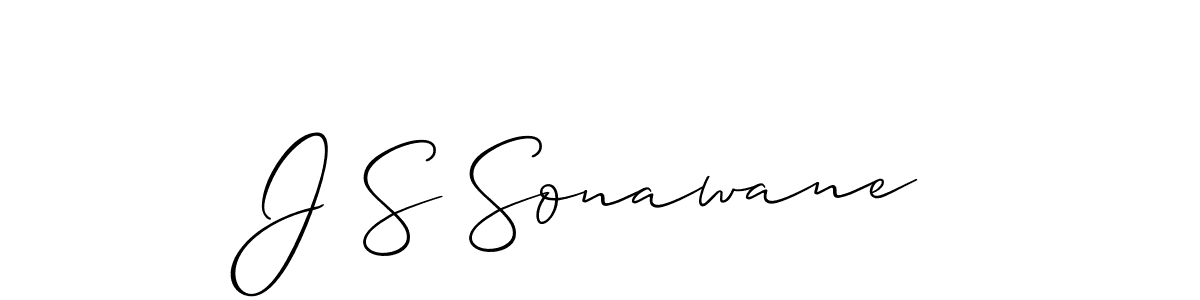 You should practise on your own different ways (Allison_Script) to write your name (J S Sonawane) in signature. don't let someone else do it for you. J S Sonawane signature style 2 images and pictures png