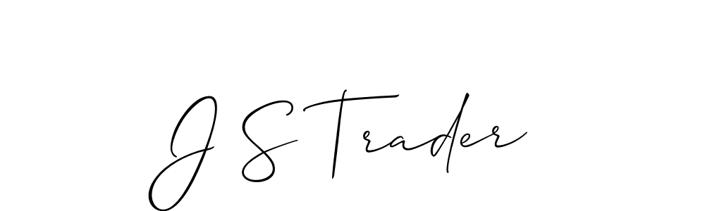 Similarly Allison_Script is the best handwritten signature design. Signature creator online .You can use it as an online autograph creator for name J S Trader. J S Trader signature style 2 images and pictures png