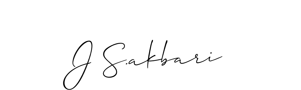 Check out images of Autograph of J S.akbari name. Actor J S.akbari Signature Style. Allison_Script is a professional sign style online. J S.akbari signature style 2 images and pictures png