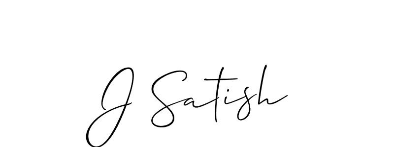 This is the best signature style for the J Satish name. Also you like these signature font (Allison_Script). Mix name signature. J Satish signature style 2 images and pictures png