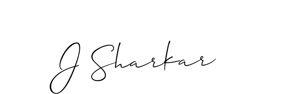 You should practise on your own different ways (Allison_Script) to write your name (J Sharkar) in signature. don't let someone else do it for you. J Sharkar signature style 2 images and pictures png