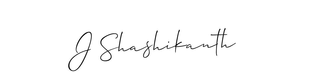 Create a beautiful signature design for name J Shashikanth. With this signature (Allison_Script) fonts, you can make a handwritten signature for free. J Shashikanth signature style 2 images and pictures png
