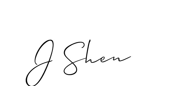 This is the best signature style for the J Shen name. Also you like these signature font (Allison_Script). Mix name signature. J Shen signature style 2 images and pictures png