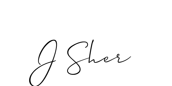 Make a beautiful signature design for name J Sher. Use this online signature maker to create a handwritten signature for free. J Sher signature style 2 images and pictures png