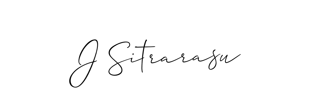 How to Draw J Sitrarasu signature style? Allison_Script is a latest design signature styles for name J Sitrarasu. J Sitrarasu signature style 2 images and pictures png