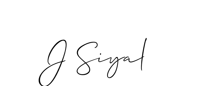 Once you've used our free online signature maker to create your best signature Allison_Script style, it's time to enjoy all of the benefits that J Siyal name signing documents. J Siyal signature style 2 images and pictures png