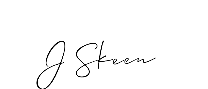 Make a beautiful signature design for name J Skeen. Use this online signature maker to create a handwritten signature for free. J Skeen signature style 2 images and pictures png