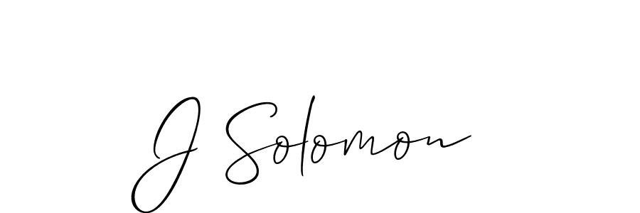 if you are searching for the best signature style for your name J Solomon. so please give up your signature search. here we have designed multiple signature styles  using Allison_Script. J Solomon signature style 2 images and pictures png