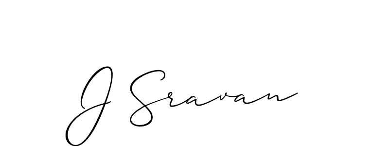 Make a short J Sravan signature style. Manage your documents anywhere anytime using Allison_Script. Create and add eSignatures, submit forms, share and send files easily. J Sravan signature style 2 images and pictures png