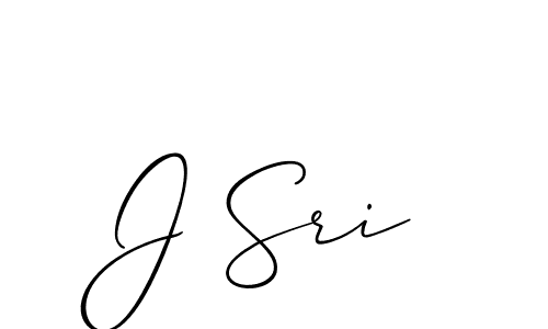 Also You can easily find your signature by using the search form. We will create J Sri name handwritten signature images for you free of cost using Allison_Script sign style. J Sri signature style 2 images and pictures png