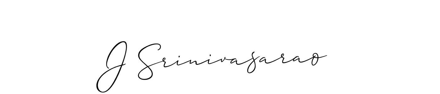 It looks lik you need a new signature style for name J Srinivasarao. Design unique handwritten (Allison_Script) signature with our free signature maker in just a few clicks. J Srinivasarao signature style 2 images and pictures png