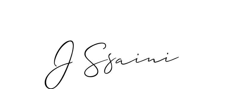 This is the best signature style for the J Ssaini name. Also you like these signature font (Allison_Script). Mix name signature. J Ssaini signature style 2 images and pictures png