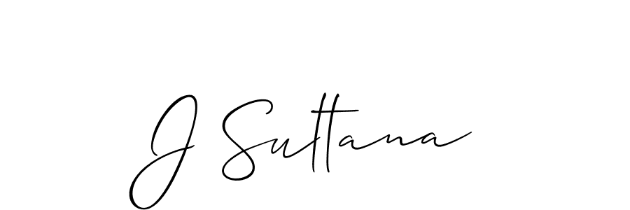 J Sultana stylish signature style. Best Handwritten Sign (Allison_Script) for my name. Handwritten Signature Collection Ideas for my name J Sultana. J Sultana signature style 2 images and pictures png