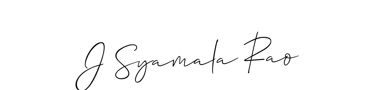 J Syamala Rao stylish signature style. Best Handwritten Sign (Allison_Script) for my name. Handwritten Signature Collection Ideas for my name J Syamala Rao. J Syamala Rao signature style 2 images and pictures png