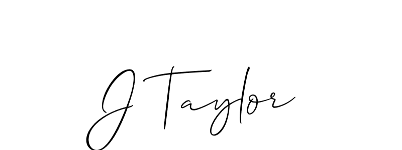 Create a beautiful signature design for name J Taylor. With this signature (Allison_Script) fonts, you can make a handwritten signature for free. J Taylor signature style 2 images and pictures png