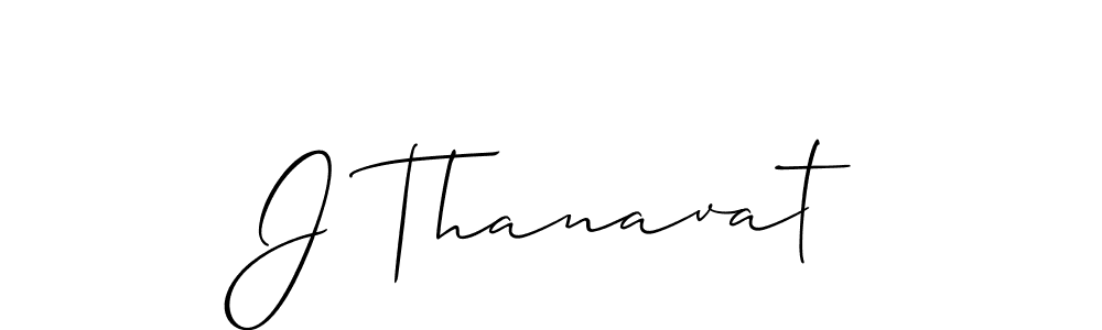 Make a short J Thanavat signature style. Manage your documents anywhere anytime using Allison_Script. Create and add eSignatures, submit forms, share and send files easily. J Thanavat signature style 2 images and pictures png