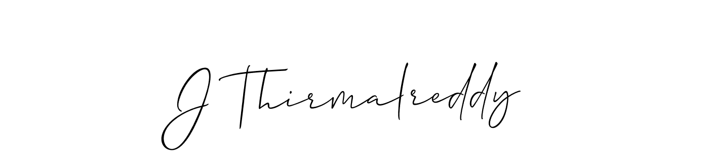 You can use this online signature creator to create a handwritten signature for the name J Thirmalreddy. This is the best online autograph maker. J Thirmalreddy signature style 2 images and pictures png