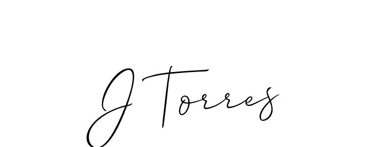 How to make J Torres signature? Allison_Script is a professional autograph style. Create handwritten signature for J Torres name. J Torres signature style 2 images and pictures png