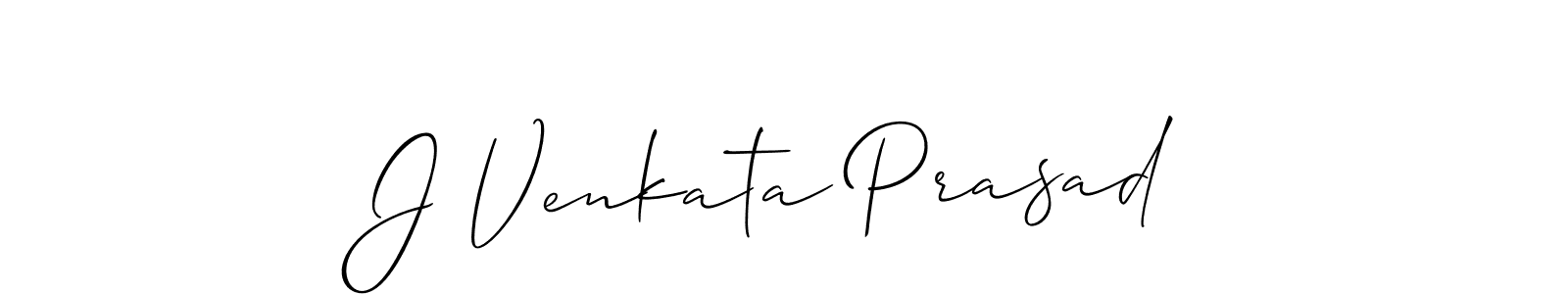 Also we have J Venkata Prasad name is the best signature style. Create professional handwritten signature collection using Allison_Script autograph style. J Venkata Prasad signature style 2 images and pictures png