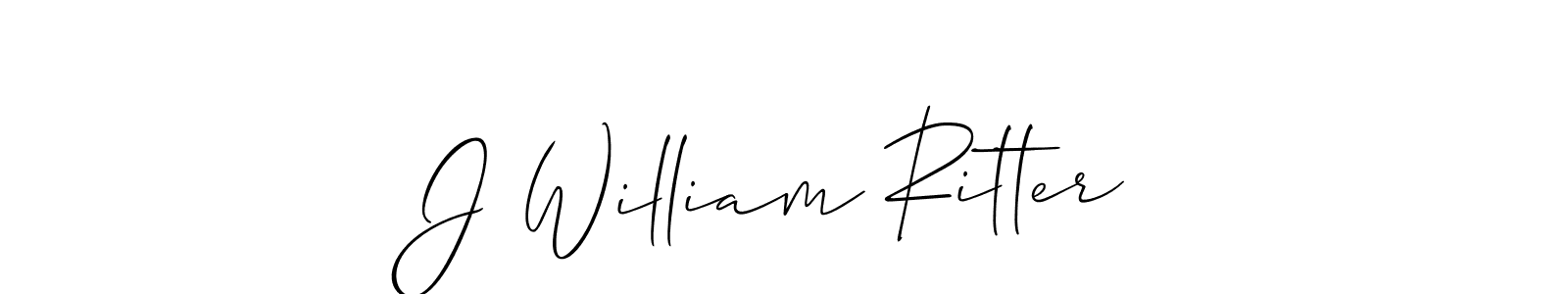 Once you've used our free online signature maker to create your best signature Allison_Script style, it's time to enjoy all of the benefits that J William Ritter name signing documents. J William Ritter signature style 2 images and pictures png