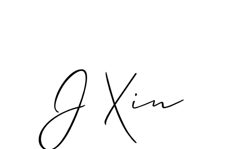 Best and Professional Signature Style for J Xin. Allison_Script Best Signature Style Collection. J Xin signature style 2 images and pictures png