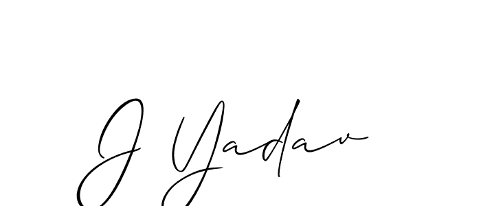 You should practise on your own different ways (Allison_Script) to write your name (J Yadav) in signature. don't let someone else do it for you. J Yadav signature style 2 images and pictures png