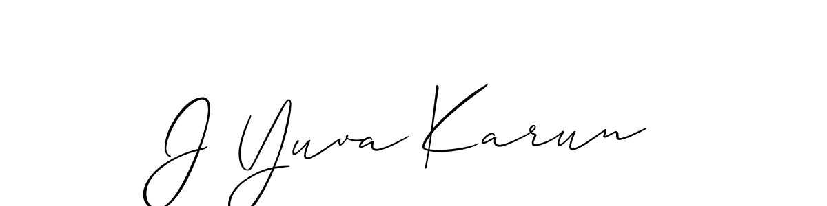 Similarly Allison_Script is the best handwritten signature design. Signature creator online .You can use it as an online autograph creator for name J Yuva Karun. J Yuva Karun signature style 2 images and pictures png