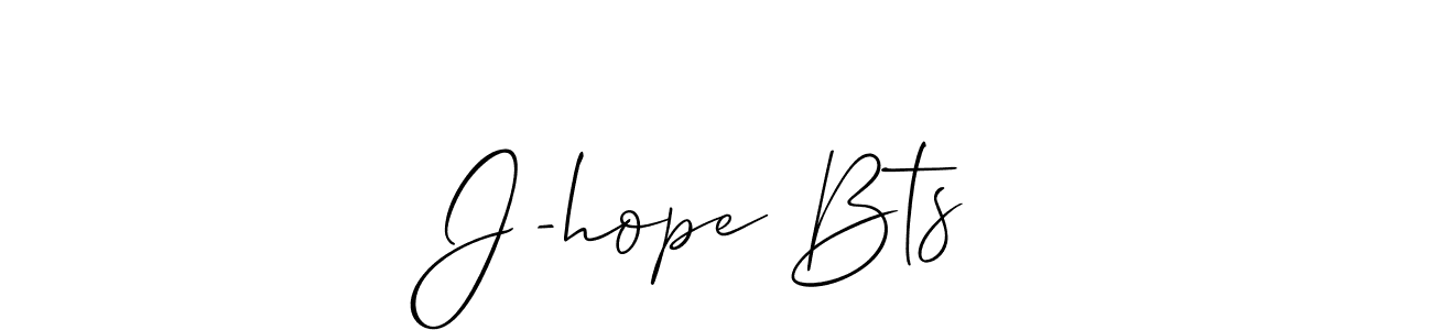 How to make J-hope Bts☆ name signature. Use Allison_Script style for creating short signs online. This is the latest handwritten sign. J-hope Bts☆ signature style 2 images and pictures png