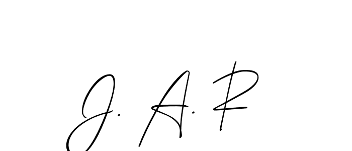 This is the best signature style for the J. A. R name. Also you like these signature font (Allison_Script). Mix name signature. J. A. R signature style 2 images and pictures png