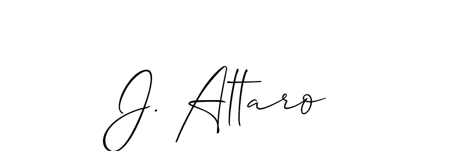 Also You can easily find your signature by using the search form. We will create J. Altaro name handwritten signature images for you free of cost using Allison_Script sign style. J. Altaro signature style 2 images and pictures png