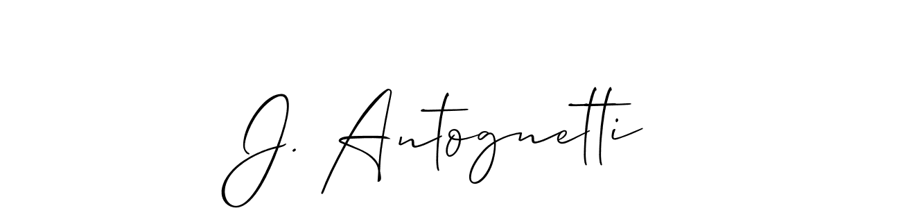 Make a beautiful signature design for name J. Antognetti. Use this online signature maker to create a handwritten signature for free. J. Antognetti signature style 2 images and pictures png