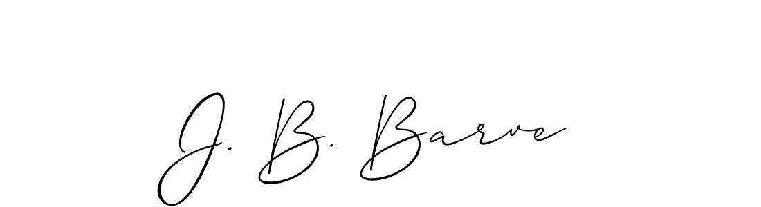 How to Draw J. B. Barve signature style? Allison_Script is a latest design signature styles for name J. B. Barve. J. B. Barve signature style 2 images and pictures png