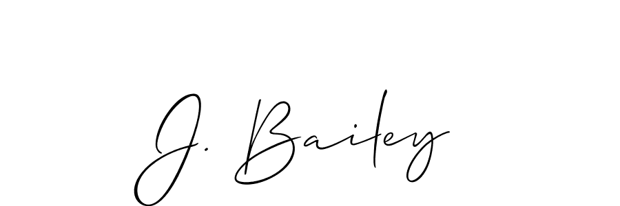 It looks lik you need a new signature style for name J. Bailey. Design unique handwritten (Allison_Script) signature with our free signature maker in just a few clicks. J. Bailey signature style 2 images and pictures png