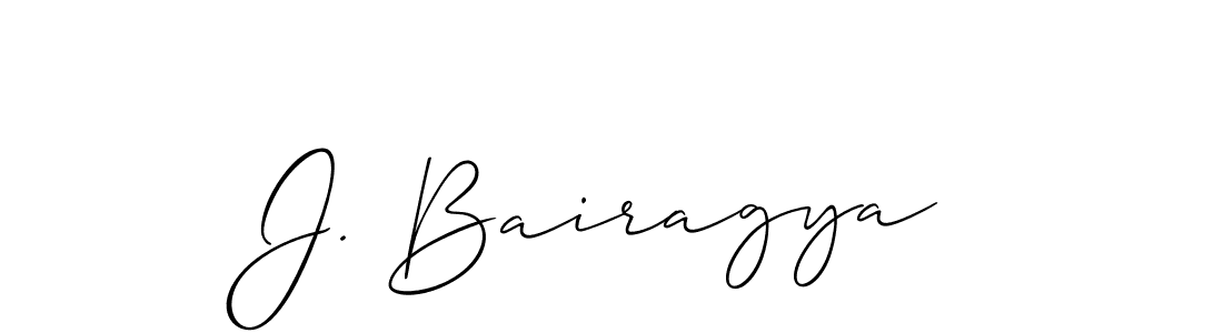 Similarly Allison_Script is the best handwritten signature design. Signature creator online .You can use it as an online autograph creator for name J. Bairagya. J. Bairagya signature style 2 images and pictures png