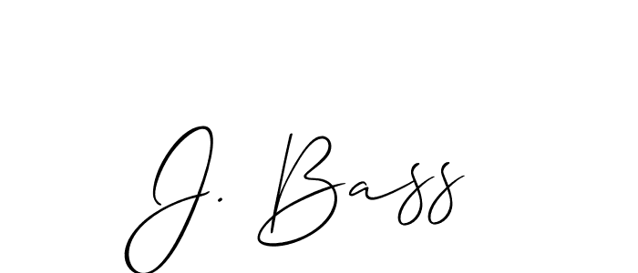 J. Bass stylish signature style. Best Handwritten Sign (Allison_Script) for my name. Handwritten Signature Collection Ideas for my name J. Bass. J. Bass signature style 2 images and pictures png