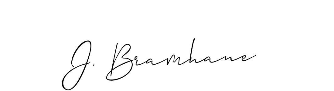 Once you've used our free online signature maker to create your best signature Allison_Script style, it's time to enjoy all of the benefits that J. Bramhane name signing documents. J. Bramhane signature style 2 images and pictures png