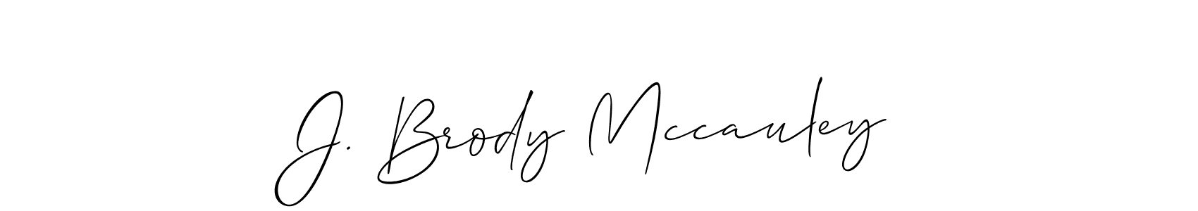 if you are searching for the best signature style for your name J. Brody Mccauley. so please give up your signature search. here we have designed multiple signature styles  using Allison_Script. J. Brody Mccauley signature style 2 images and pictures png