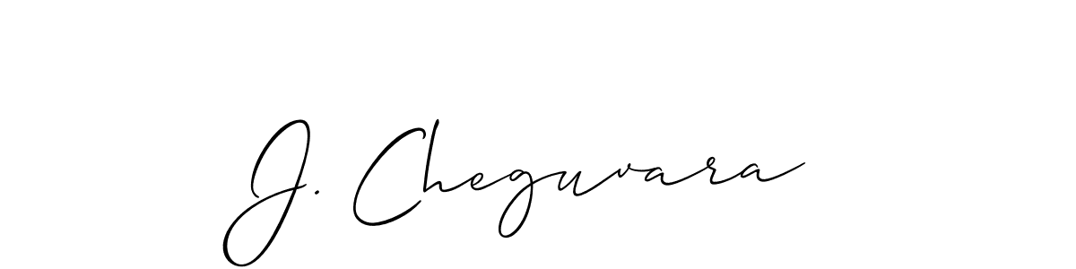 Similarly Allison_Script is the best handwritten signature design. Signature creator online .You can use it as an online autograph creator for name J. Cheguvara. J. Cheguvara signature style 2 images and pictures png