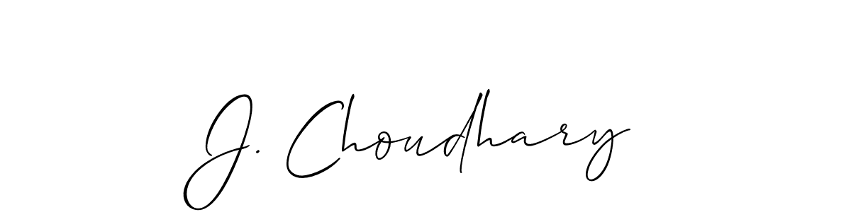 Check out images of Autograph of J. Choudhary name. Actor J. Choudhary Signature Style. Allison_Script is a professional sign style online. J. Choudhary signature style 2 images and pictures png