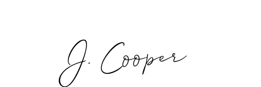 This is the best signature style for the J. Cooper name. Also you like these signature font (Allison_Script). Mix name signature. J. Cooper signature style 2 images and pictures png