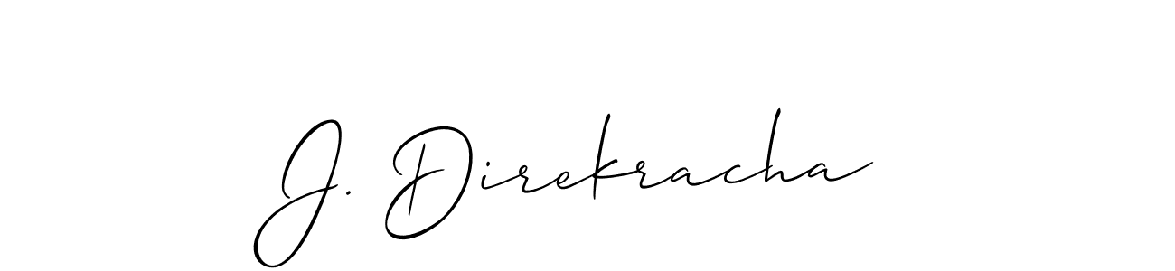 This is the best signature style for the J. Direkracha name. Also you like these signature font (Allison_Script). Mix name signature. J. Direkracha signature style 2 images and pictures png