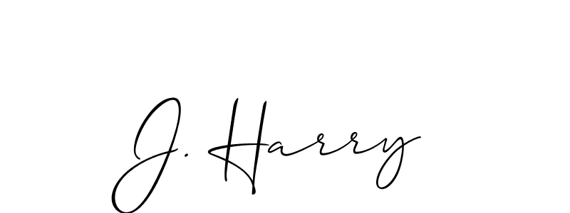 Use a signature maker to create a handwritten signature online. With this signature software, you can design (Allison_Script) your own signature for name J. Harry. J. Harry signature style 2 images and pictures png