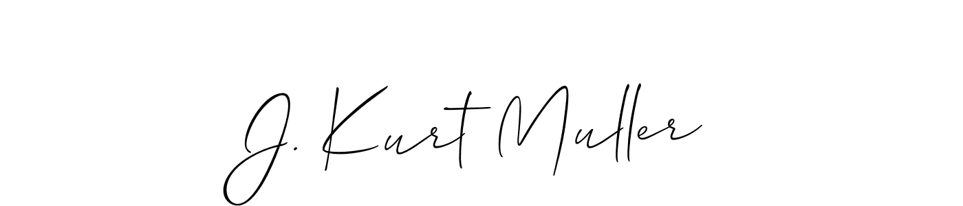 Similarly Allison_Script is the best handwritten signature design. Signature creator online .You can use it as an online autograph creator for name J. Kurt Muller. J. Kurt Muller signature style 2 images and pictures png