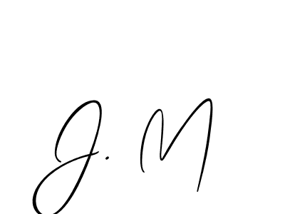 Design your own signature with our free online signature maker. With this signature software, you can create a handwritten (Allison_Script) signature for name J. M. J. M signature style 2 images and pictures png
