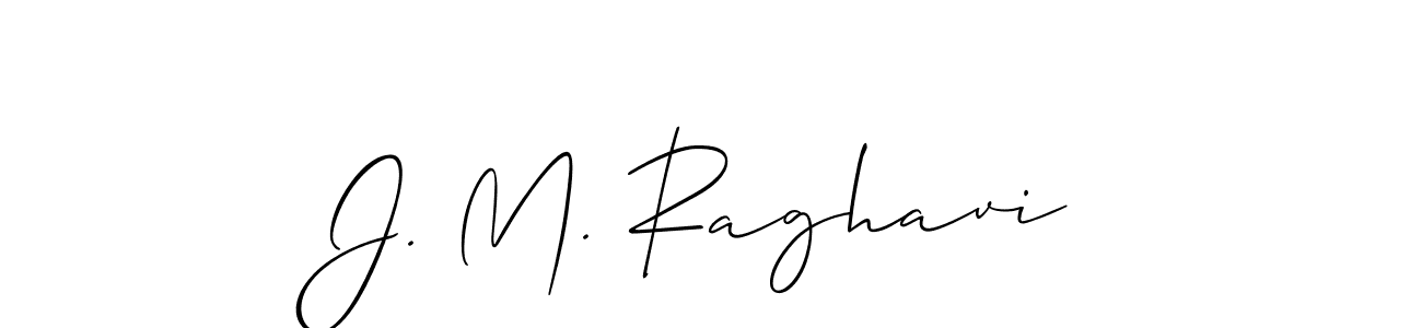Best and Professional Signature Style for J. M. Raghavi. Allison_Script Best Signature Style Collection. J. M. Raghavi signature style 2 images and pictures png